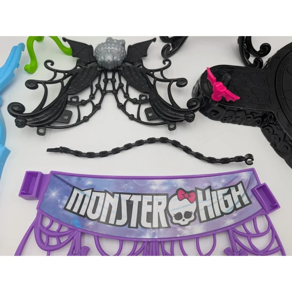Monster High Dance the Fright Away‎ Rotating Stage Parts Mattel Works Lights